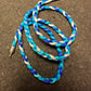 Blue Fade Braided Nylon 22” Necklace