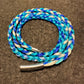 Blue Fade Braided Nylon 22” Necklace