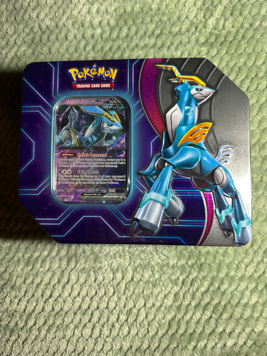 Pokemon Iron Crown ex Tin