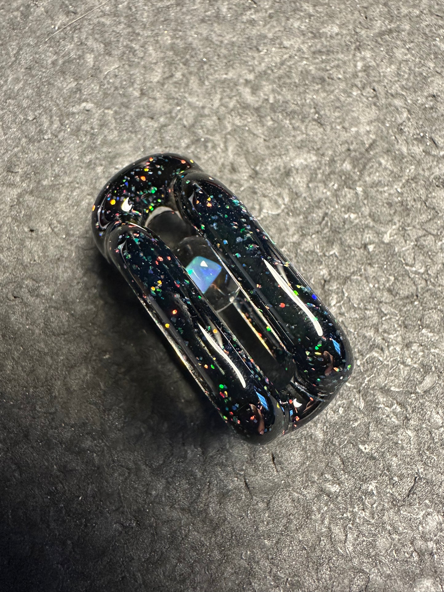 Crushed Opal over Black Doublink™