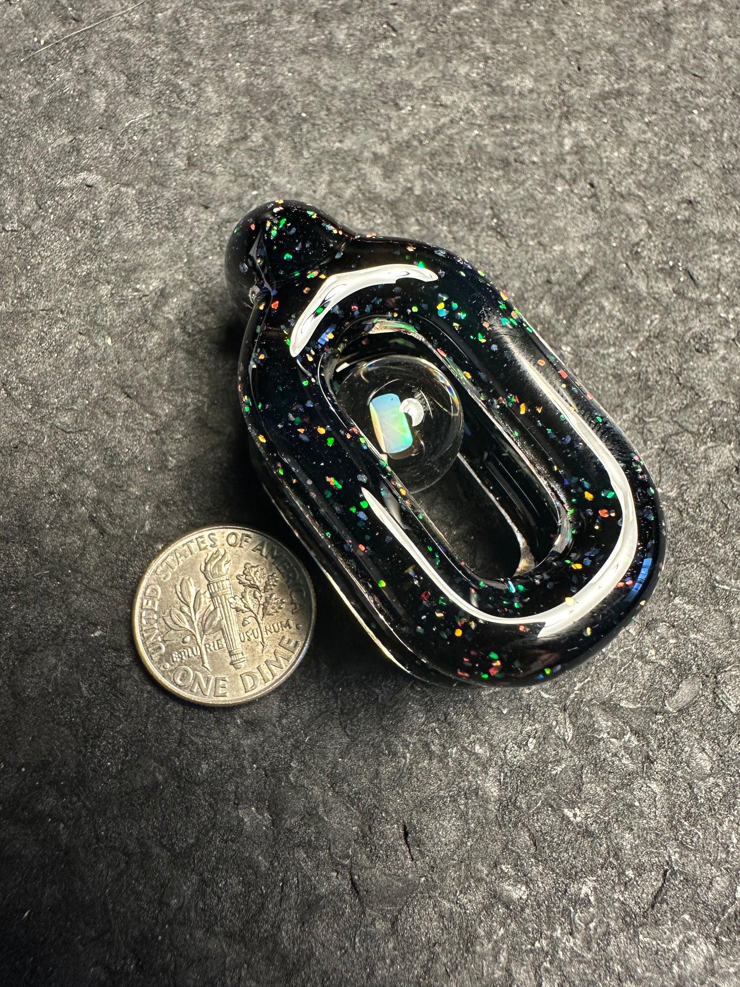 Crushed Opal over Black Doublink™