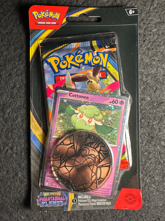 Pokemon Phantasmal Flames Cottonee Promo Pack