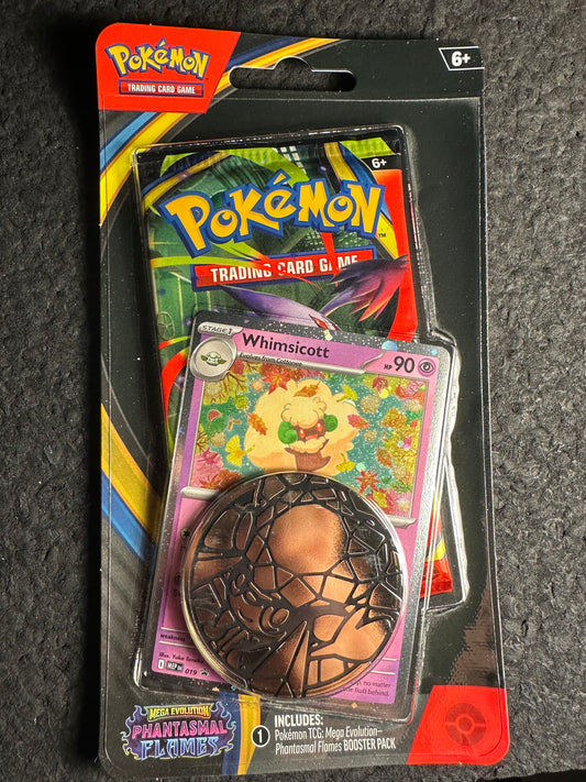 Pokemon Phantasmal Flames Whimsicott Promo Pack